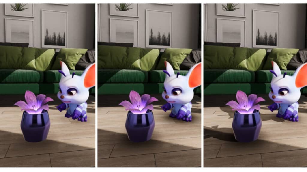 realidad mixta en Quest 3 luces y sombras